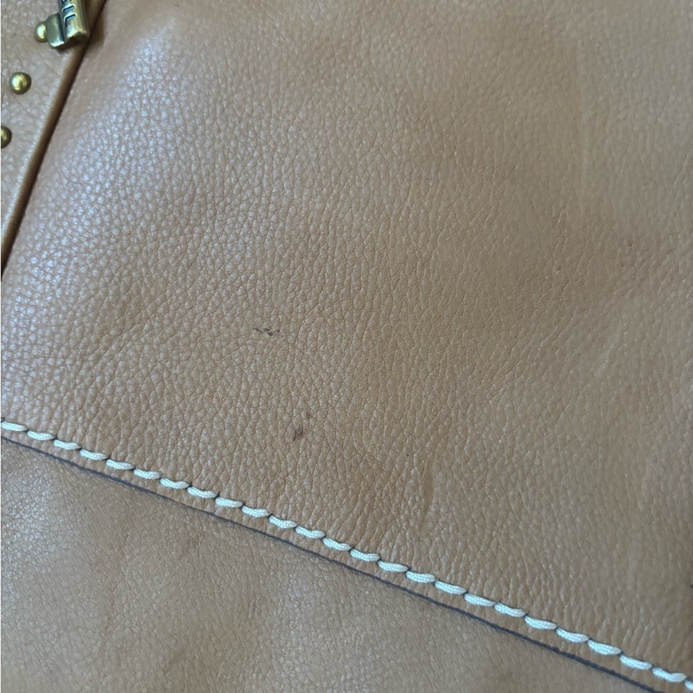 Fossil tan Leather Shoulder boho bohemian style Bag - Picture 4 of 5